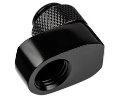 Alphacool Eiszapfen G1/4 inch extension offset MF 16 – juodas