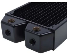 Alphacool NexXxoS XT45 Full Copper Radiator – 240mm, juodas