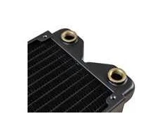 „Alphacool Phobya R27-S360“ radiatorius, 360 mm radiatorius, 18 FPI, varinės plokštelės, 2x G1/4 colių jungtys – juodos spalvos