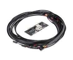 „Alphacool“ priekinis įvesties/išvesties skydelis su USB 2.0, su kabeliu prie serverio korpuso