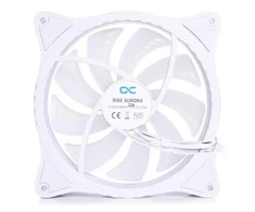 Alphacool Rise Aurora PWM-korpuso ventiliatorius – 140mm, baltos spalvos