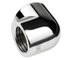 Alphacool Eiszapfen Adapteris 90 Degree G1/4 inch Female to G1/4 inch Female – chrome