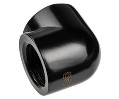 Alphacool Eiszapfen Adapteris 90 Degree G1/4 Inch Female to G1/4 Inch Female – Juodas