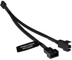Alphacool Y-Splitter 4-pin to 2x 4-pin PWM 15cm – juodas