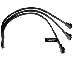 Alphacool Y-Splitter 4-pin to 3x 4-pin PWM 30cm – juodas