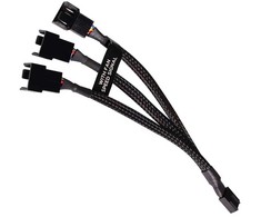 Alphacool Y-Splitter 4-pin to 3x 4-pin PWM 15cm – juodas