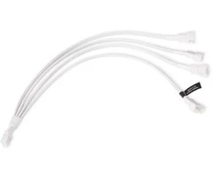 Alphacool Y-Splitter 4-pin to 4x 4-pin PWM 30cm – baltas