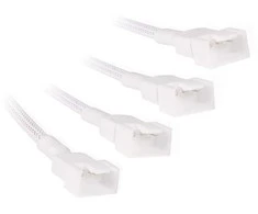 „Alphacool“ Y skirstytuvas, 4 kontaktų į 4 x 4 kontaktų PWM, 15 cm, baltas