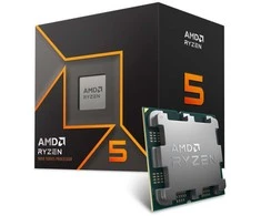 Procesorius AMD CPU Desktop Ryzen 5 6/12T 9600 (5.2GHz, 38MB, 65W, AM5) dėžutė su Wraith Stealth Cooler ir Radeon Graphics
