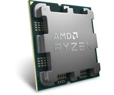 Procesorius AMD Ryzen 5 9600 CPU, 6 Kerne, 5,2 GHz, AM5 (Zen 5) - tray, be kühler