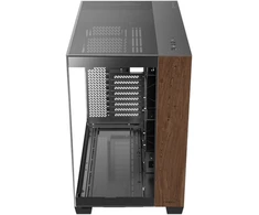 „Antec C8 Midi-Tower“, grūdintas stiklas ir mediena