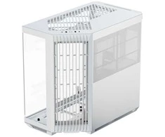 APNX V1 PC-kompiuterio korpusas, Midi-Tower, ATX, Tempered Glass - baltos spalvos
