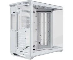 APNX V1 PC-kompiuterio korpusas, Midi-Tower, ATX, Tempered Glass - Holz, baltos spalvos