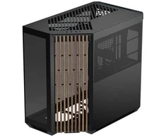 APNX V1 PC-kompiuterio korpusas, Midi-Tower, ATX, Tempered Glass – Holz, juodos spalvos
