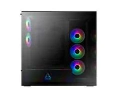 ARCTIC Xtender PC-kompiuterio korpusas, Midi-Tower, E-ATX, RGB, Tempered Glass – juodos spalvos