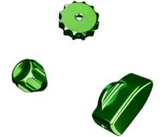 Ascher Racing Knob Kit Pro Steering Wheel Priedas, CNC Aliuminio, Artura Ultimate/Pro - žalias