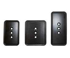 Asetek SimSports Forte Pedal Face Plates Powierzchnia pedału do zestawu pedałów Forte Aliuminio - komplektas 3 vnt.