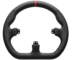Asetek SimSports GT Rim – Closed D, Leather – juodas