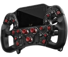 Asetek „SimSports Invicta Formula“ laikrodis, 4,3 colio LCD ekranas, USB-C – raudonas ant juodo fono