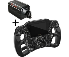 Asetek SimSports Invicta Formula Steering Wheel - juodas + The Forte Wheelbase (18 Nm)