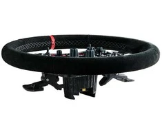 Asetek SimSports GT Rim, curved, 340 mm – juodas, suede