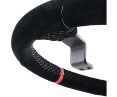 Asetek SimSports GT Rim, curved, 340 mm – juodas, suede