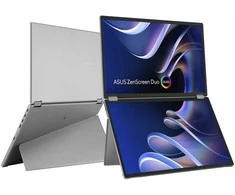 Monitorius ASUS ZenScreen Duo OLED MQ149CD 14 colių OLED WUXGA 16:10 60Hz 400cd/m2 1ms MiniHDMI 2xUSB-C USB šakotuvas: 4xUSB 3.2 G1 Type-A