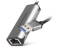 Axagon ADE-25R SUPERSPEED USB-A 2.5 GIGABIT ETHERNET Kompaktiškas aliuminio USB-A 3.2 Gen 1 2.5 Gigabit Ethernet 10/100/1000/2500 Mbit adapteris su automatiniu diegimu.