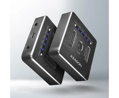 AXAGON | USB-C 3.2 Gen2 – 2x NVMe CLONE DUAL SDD doko stotis | ADSA-M2C