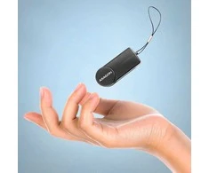 „Axagon“ sulankstomas kišeninis USB-C išmaniųjų / ID kortelių skaitytuvas.