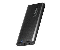 Axagon išorinė USB-C 3.2 Gen 2 metalinė dėžutė M.2 NVMe ir SATA SSD diskams. Be varžtų.