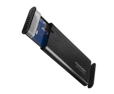 Axagon išorinė USB-C 3.2 Gen 2 metalinė dėžutė M.2 NVMe ir SATA SSD diskams. Be varžtų.