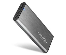 AXAGON išorinė USB-C 3.2 Gen 2 metalinė dėžutė M.2 NVMe ir SATA SSD diskams | EEM2-SG2