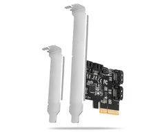 Axagon Keturių kanalų SATA III PCI-Express valdiklis su keturiais vidiniais SATA jungtys. Standartinis ir žemas profilis.
