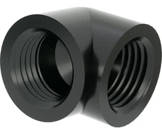 Barrow adapteris 90 laipsnių G1/4 colio lizdas į G1/4 colio lizdą – juodas