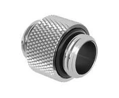 Barrow Adapteris straight G1/4 inch male to G1/4 inch male – 10mm, baltas-sidabrinis