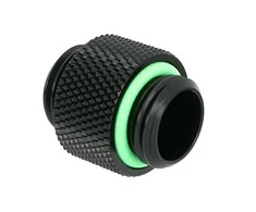 Barrow adapter straight G1/4 inch female to G1/4 inch female, 10mm – juodas