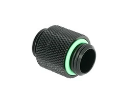 Barrow adapteris tiesus G1/4 colio lizdas į G1/4 colio lizdą, 14 mm, pasukamas – juodas