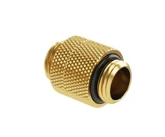 „Barrow“ adapteris tiesus G1/4 colio lizdas į G1/4 colio lizdą, 14 mm, pasukamas, aukso spalvos
