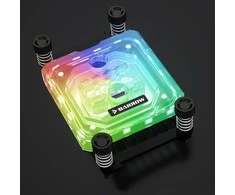 Barrow AMD CPU water cooler RGB, acrylic – juodos spalvos