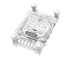 Barrow AMD CPU water cooler RGB, acrylic – baltas