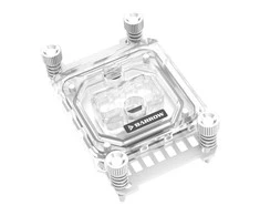 Barrow AMD CPU water cooler RGB, acrylic – baltas