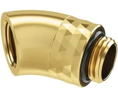 Barrow Dazzle Adapteris 45 Degree G1/4 Inch Male to G1/4 Inch Female – Rotatable, Gold