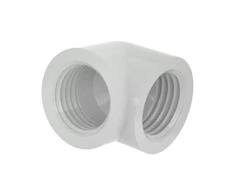 Barrow adapteris 90 laipsnių G1/4 colio lizdas į G1/4 colio lizdą – Baltas