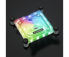 Barrow Intel CPU Wasserblock RGB,Acryl - juodas