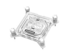 Barrow Intel CPU water block RGB, acrylic – baltas