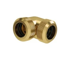 Barrow Multi-Link Adapteris 90 Degree 12mm OD to 12mm OD Hardtube – auksinis