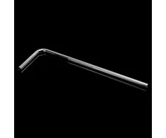 Barrow Copper Hardtube, 16/14mm, 90 Degree – 630mm, juodas nickel