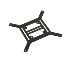 Barrow Karučio rezervuaro laikiklis 140 mm plokščias, juodas