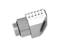 Barrow Special Adapteris 45 Degree G1/4 Inch Male to G1/4 Inch Female – Sidabrinis